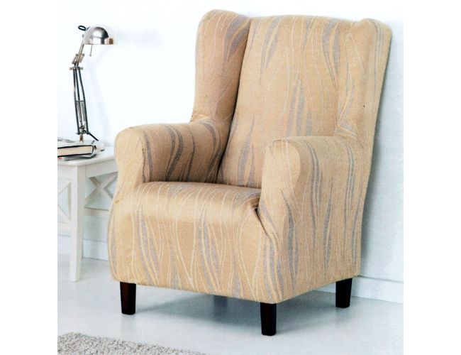 Fundas adaptables para sillones orejeros tejido "Marte". Siete colores.