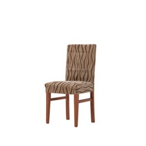 Funda para asiento y respaldo de silla "Alexey" color marrón paja