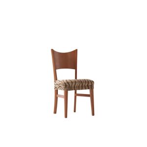 Funda para asiento de silla "Alexey" color marrón-paja