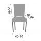 Medidas fundas para asiento y respaldo de sillas