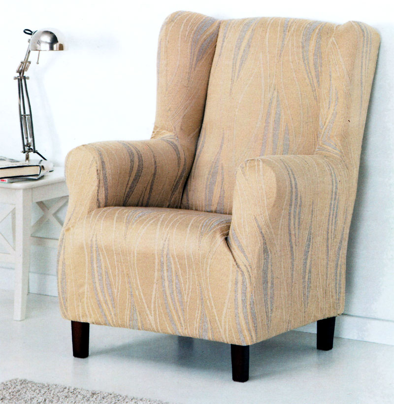 Fundas adaptables para sillones orejeros tejido 