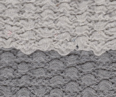 Detalle de la textura del tejido