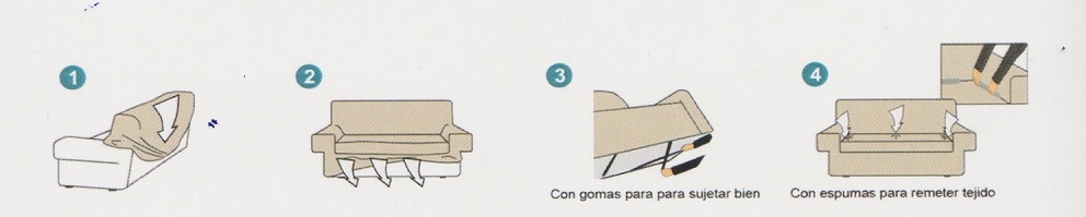Colocación de la funda "Indo"